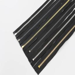 Zíper de Metal Multi-Color para Vestuário, Fecho com Zíper, Cobre, 20cm, 5 #, 10Pcs - Image 3