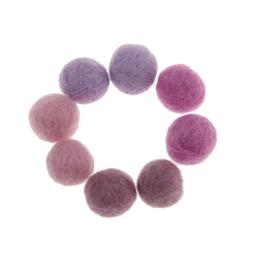 Bola de feltro de lã para decoração, guirlanda de festa de feltro de 15mm/20mm, decorações de casamento, brinquedos para crianças, decoração de casa divertido, presentes de natal e costura artesanal com 10 peças - Image 5