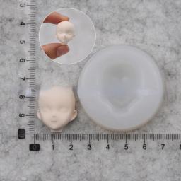 Caseiro Ultra Luz Argila Boneca Cara Molde, Cabeça De Boneca De Silicone, Modelagem Artesanato Suprimentos, Caráter De Cerâmica Dos Desenhos Animados, Ferramentas De Rosto - Image 5