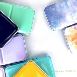Estojo De Armazenamento Vazio Para Tintas Aquarela, Latas De Tinta, Caixa De Ferro, Pintura De Arte Suprimentos - Image 3