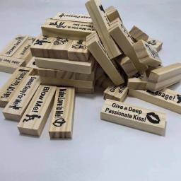 Cinco versões para escolher de 48 peças, casal, flertando, bloco de construção, jogo de torre de empilhamento, entretenimento de festa para adultos, produto sm - Image 4