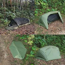 Tenda de caminhada leve para acampamento e montanhismo Sonuto, postes de liga de alumínio, à prova d'água e à prova de mosquitos, para uma única pessoa - Image 6