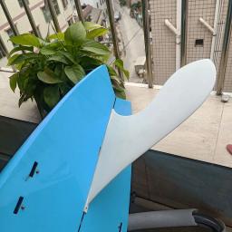 Altura 9.5 polegada sup prancha de surf inflável única aleta para os eua caixa paddle board fin surf board windsurf fin fibra de vidro lb centro - Image 3