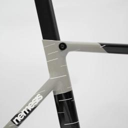 Conjunto de quadros de bicicleta de engrenagem fixa, quadro fixie de alumínio 700C, garfo de carbono, pista, quadros de bicicleta de velocidade única, peças de bicicleta de alta qualidade - Image 5