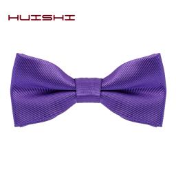 Huiishi laço laços para homem sólido listra preto pérola branco bowtie elegante mans bussiness festa de casamento acessórios borboleta arco - Image 6