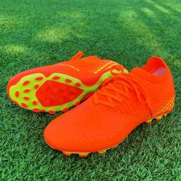 Chuteiras de futebol profissionais com picos longos para homens, botas de futebol, relvado antiderrapante, treinamento interno, esportes, sapatos de futsal, partida - Image 2