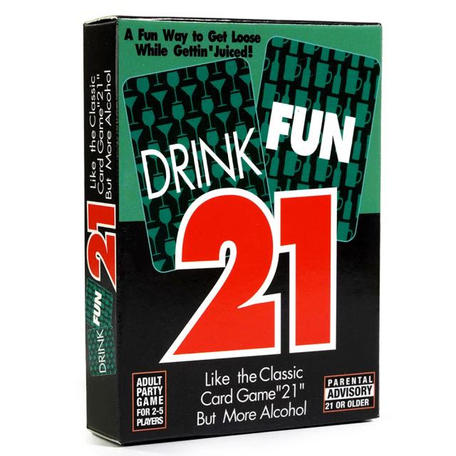Jogo de Cartas Beber Divertido 21: Hilariante Diversão com 56 Cartões e Muito Álcool