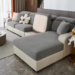 Ajustável removível Jacquard Capa Almofada Do Sofá, Protetor de Móveis para Animais de Estimação, Polar Fleece, Stretch Sofá Slipcovers - Image 5