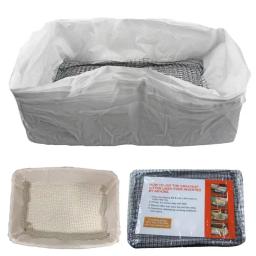 Reutilizáveis Cat Litter Bag Forros, Kitten Pet Supply, Thick Cat Litter Box, Higiene Forros, 10Pcs - Image 1