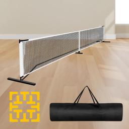 Rede portátil de pickleball, 6.7m, 22 pés, rede de jogo de pelota de picles, suporte com sistema de saco de armazenamento, rede de badminton para tênis, garagem, quintal - Image 1