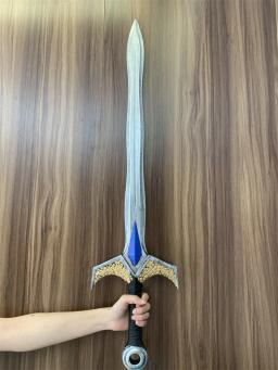 Medieval Sapphire Espada Cosplay Prop, Flying Bird Espada, Roma Antiga Arma Faca, Role Playing Cos, PU Prop, 1:1 - Image 5
