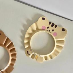Animal Bear Baby Care Product, Crianças protegem a tampa da cabeça, Kids Bathing Shower Hat, Tampão do champô, Lavagem de cabelo - Image 3