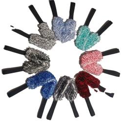 Toalha limpeza roda carro, microfibra dupla face, fita tensão, escova detalhe pelúcia, ferramentas de limpeza e manutenção, 1pc - Image 6