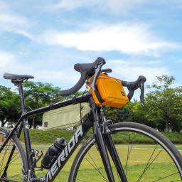 Saco de guiador de ciclismo, Bolsa de bicicleta, Multifunções, Tubo frontal, Resistente à água, Bolsa de bicicleta, Câmera, 2L, Moda, 2024 - Image 2