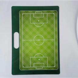 Portátil PVC Futebol Tática Board, Resistente ao Desgaste, Reutilizável Futebol Coaching Plate, Leve, Prancheta Estratégia - Image 4