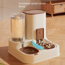 Máquina de alimentação automática e água para gatos e cães, máquina multifuncional, alimentador de água potável de grande capacidade para animais, comida para gatos - Image 3