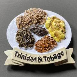 Ímãs de geladeira para turismo lembrança, Frigorífico Adesivo magnético, Coleção Presente, Artesanato, América República de oa, Tobago - Image 5