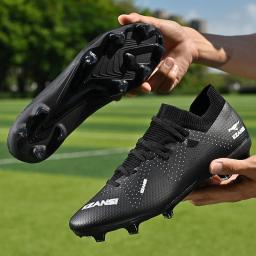 Tênis de futebol baixo para homens, botas de futebol antiderrapantes para adultos e crianças, tênis de treinamento profissional TF, FG, de alta qualidade, novos - Image 3
