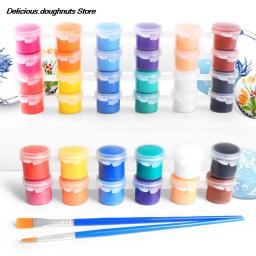 Tinta acrílica de aquarela pintada à mão, pigmentos de pintura infantil, conjunto de pigmentos grafite DIY, 1 conjunto, 3ml - Image 3
