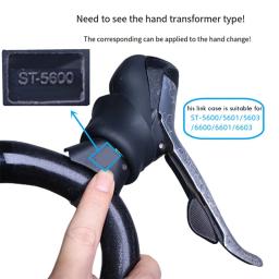 Bicicleta freio Shift Lever Bracket capas, Peças de borracha da tampa da engrenagem, Capuzes para Shimano ST5600, 5800, 6600 - Image 2