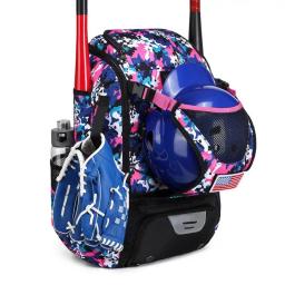 Saco De Beisebol Impermeável Da Juventude, Softball Bag, Mochila para Suporte De Luvas De Morcego, Capacetes, Compartimento De Sapatos - Image 1