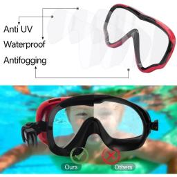 Mergulho Natação Goggles, Snorkeling Goggles, Máscara Nariz Impermeável, Adulto e Juventude Equipamento De Mergulho - Image 6