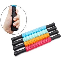 1 pçs yoga massagem vara rolo de fitness corpo massagem rolo massageador corporal para aliviar dores musculares massagem fitness varas - Image 2
