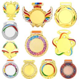 Genéricos Medalha De Metal Em Branco, Em Qualquer Competição, Troféu Desportivo Escolar, Medalhas Lembranças, Presente Medalha De Ouro Infantil - Image 1