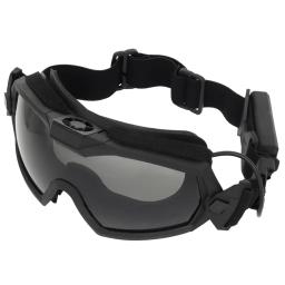 Óculos anti-nevoeiro com lente transparente, Airsoft Paintball Goggles com Micro Ventilador, Proteção para os olhos resistente a riscos, Óculos de segurança - Image 1