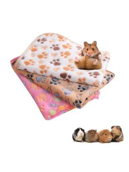 Almofada morna macia do velo da flanela da esteira do sono da cama do artigo pequeno do animal de estimação da cobertura da cobaia do hamster para acessórios pequenos do animal de estimação dos ouriços do coelho - Image 6