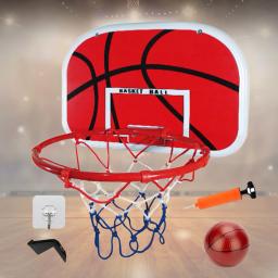Metas de basquete com bola e bomba, sistema de basquete, aro ajustável, brincadeiras internas e externas para crianças - Image 1