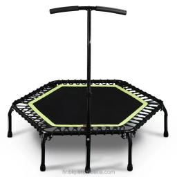 Mini trampolim fitness silencioso de 42 polegadas com alça ajustável, trampolim fitness bungee rebounder, salto, treinador cardiovascular, treino - Image 3