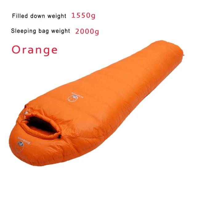 Saco de Dormir Térmico Engrossado para Inverno com 95% Penas de Ganso Branco - Ideal para Acampamento e Caminhadas em Climas Frios