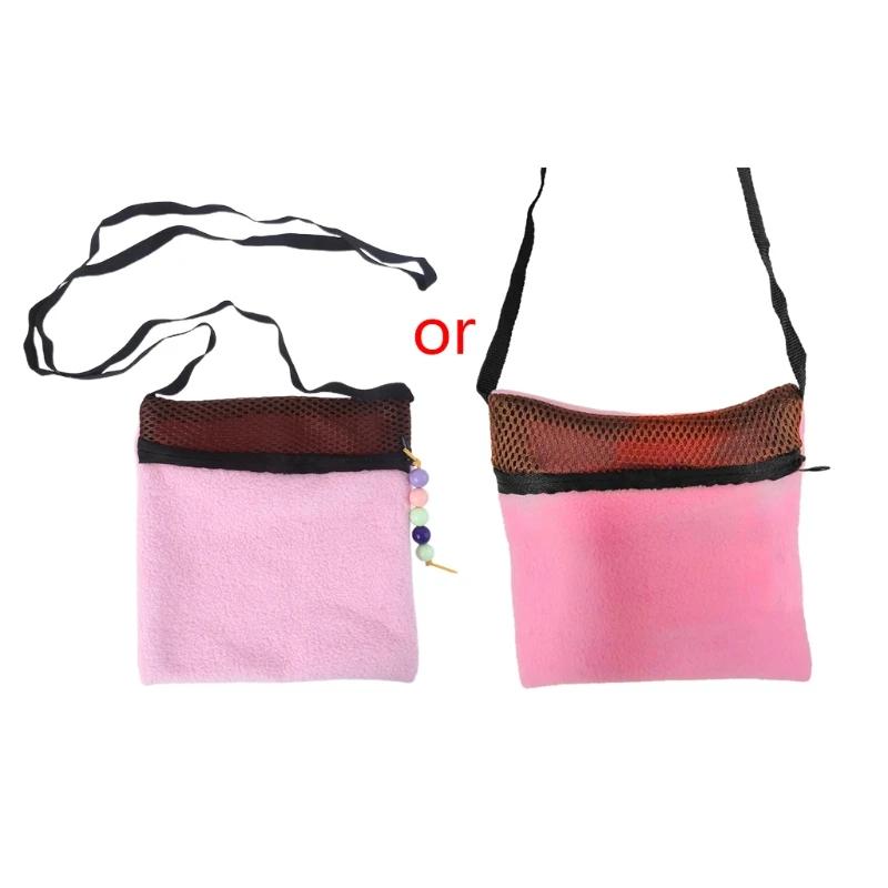 Bolsa de transporte de animais pequenos, saco de dormir de saída ratos hamster para carregar, bolsa respirável para deslizador de açúcar - Image 1