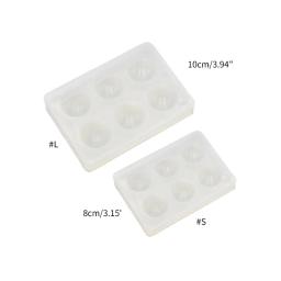 Placa paleta pintura silicone reutilizável, bandeja mistura para misturar cores 97qe - Image 6