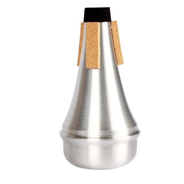 Trompete Silenciador Universal Portátil em Liga de Alumínio - Acessório Essencial para Instrumentos Musicais