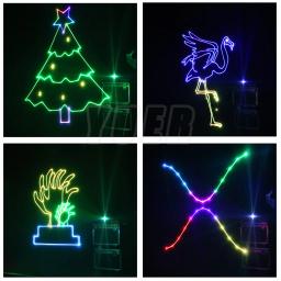 Animação RGB Laser Projector, Scanner Beam, Lighting Show, DJ Disco Lâmpada, Festa de Natal Stage, 5W, 6W, 8W, 10W, 30Kpps - Image 6