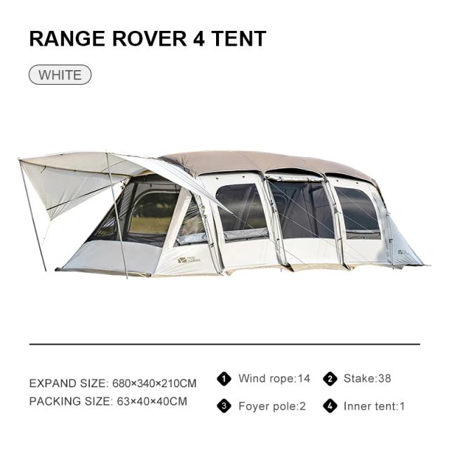 Moby Túnel Tenda para Camping Jardim Living Shell LS4