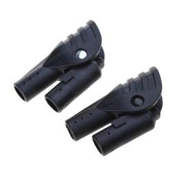 Conjunto 2 adaptadores haste suporte junta dobrável para barraca Acessórios multifuncionais para campistas Junta - Image 1