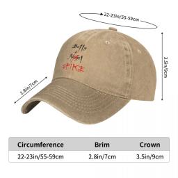 Buffy e Spike Unisex Style Baseball Cap, The Vampires Slayer, TV Show, angustiado Denim Cap, Vintage exterior Snapback Hat, presente - Image 4