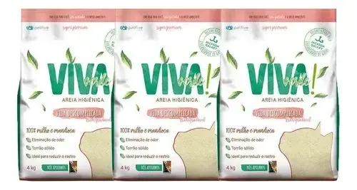 Produtos Sanitários Biodegradáveis: Pacote de 4kg com 8 Unidades de Alta Qualidade