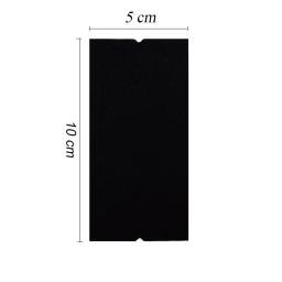 Preto tecido feltro com cola auto-adesiva, carro Wrap Raspador, Feltro substituição padrão, peças de reposição, 5cm de largura, 1m rolo - Image 2