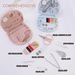 Mini kits de máquina de costura manual portátil mão costuradora ferramenta de reparo para tecido pano doméstico diy costura artesanato - Image 6