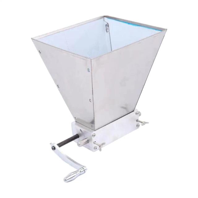 Triturador de Cevada com Alça de Metal para Moagem de Grãos e Preparação de Malte para Cervejarias