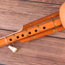 Hulusi-Cabaça Flauta de Madeira, Instrumento Musical Étnico, Tecla C para Iniciante, Marrom, Amante de Música, 40x8 cm - Image 5