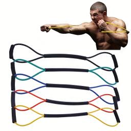 1 pc corda de treinamento de boxe, velocidade de boxe sanda thai air strike cinto elástico corda de resistência, treinamento fora do boxe kick boxing e - Image 1