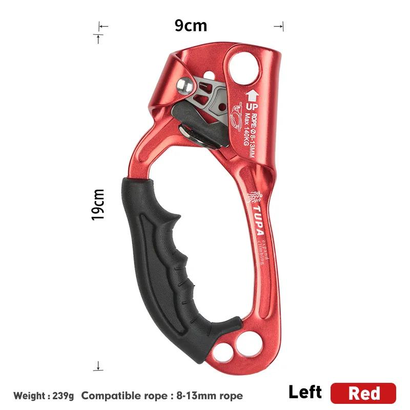 Escalada ao ar livre SRT Mão Ascender Dispositivo Montanhista Handle Ascender Mão esquerda e direita Equipamento de escalada Ferramentas de corda - Image 1