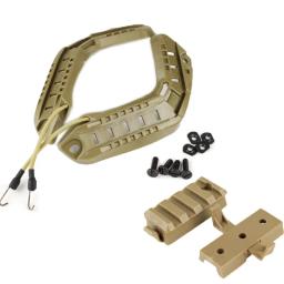Tactical Fast Capacete Side Rail Set, Paintball Tiro Guia Trilho, ARC Capacetes Mount para MICH Fast MH BJ PJ Capacete Acessórios - Image 4
