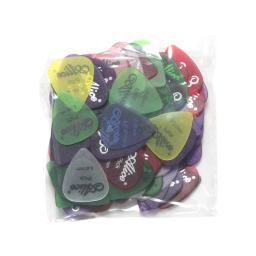 Paletas de guitarra coloridas alice com 100 peças, originais, transparentes e coloridas, cores sortidas de espessura atacado - Image 1
