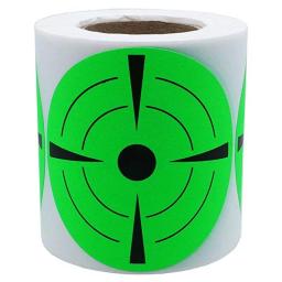 125 pçs/rolo tiro alvo adesivo tiro alvos splatter adesivos reativos para tiro com arco caça tiro prática treinamento - Image 2